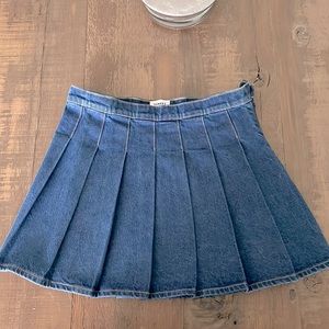 Sunday Best Aritzia denim Mini skirt